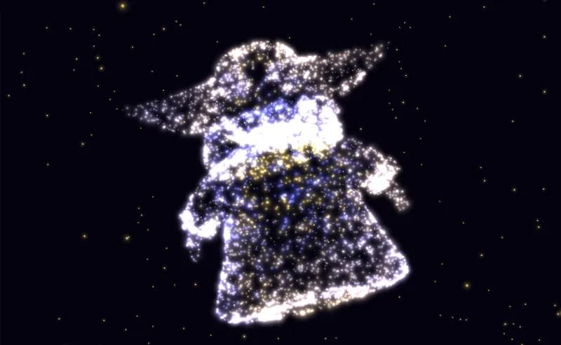Particle Morphing Interactive Web